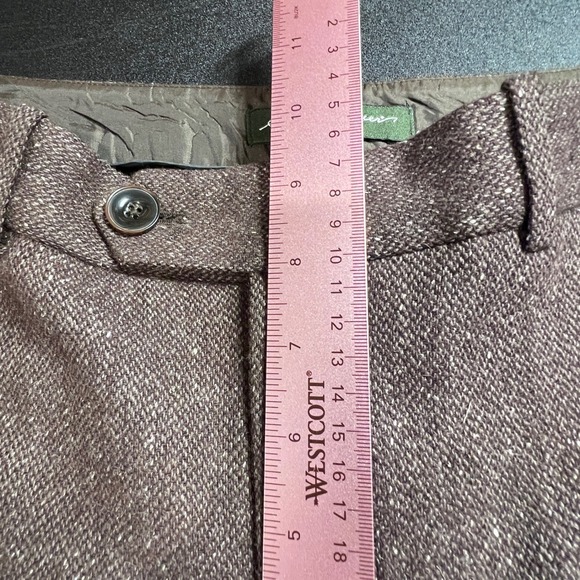 Eddie Bauer Womens Size 6 Wool Silk Blend Trousers Blakely Fit Brown Dress Pants - Picture 14 of 16